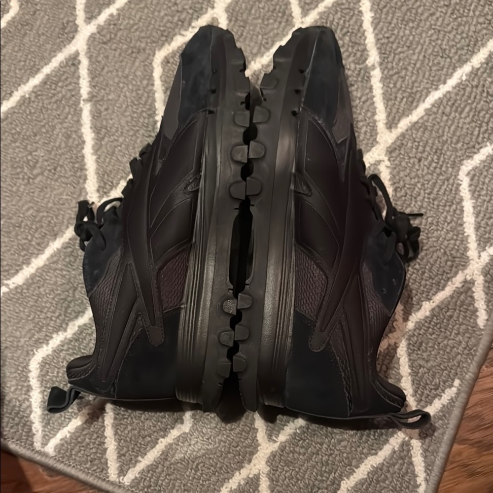 Reebok Black Athletic Shoes with Chunky Midsole